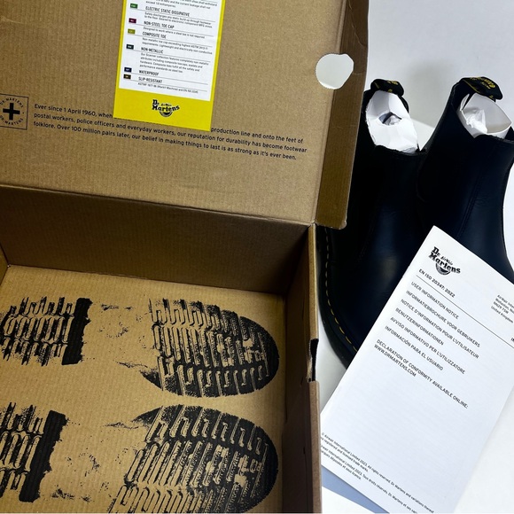 Dr. Martens Slip Resistant Leather Chelsea Boots - Picture 13 of 16